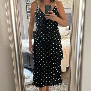 Polka Dot Tiered Dress